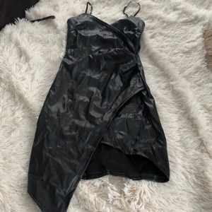 Tobi leather dress